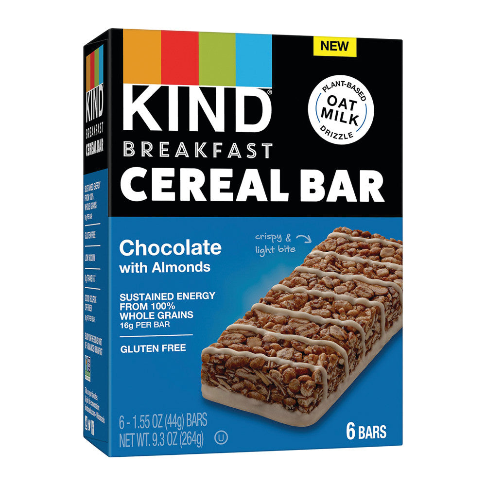 Wholesale Kind Cereal Bars Dark Chocolate With Almonds 9.3 Oz Box Bulk