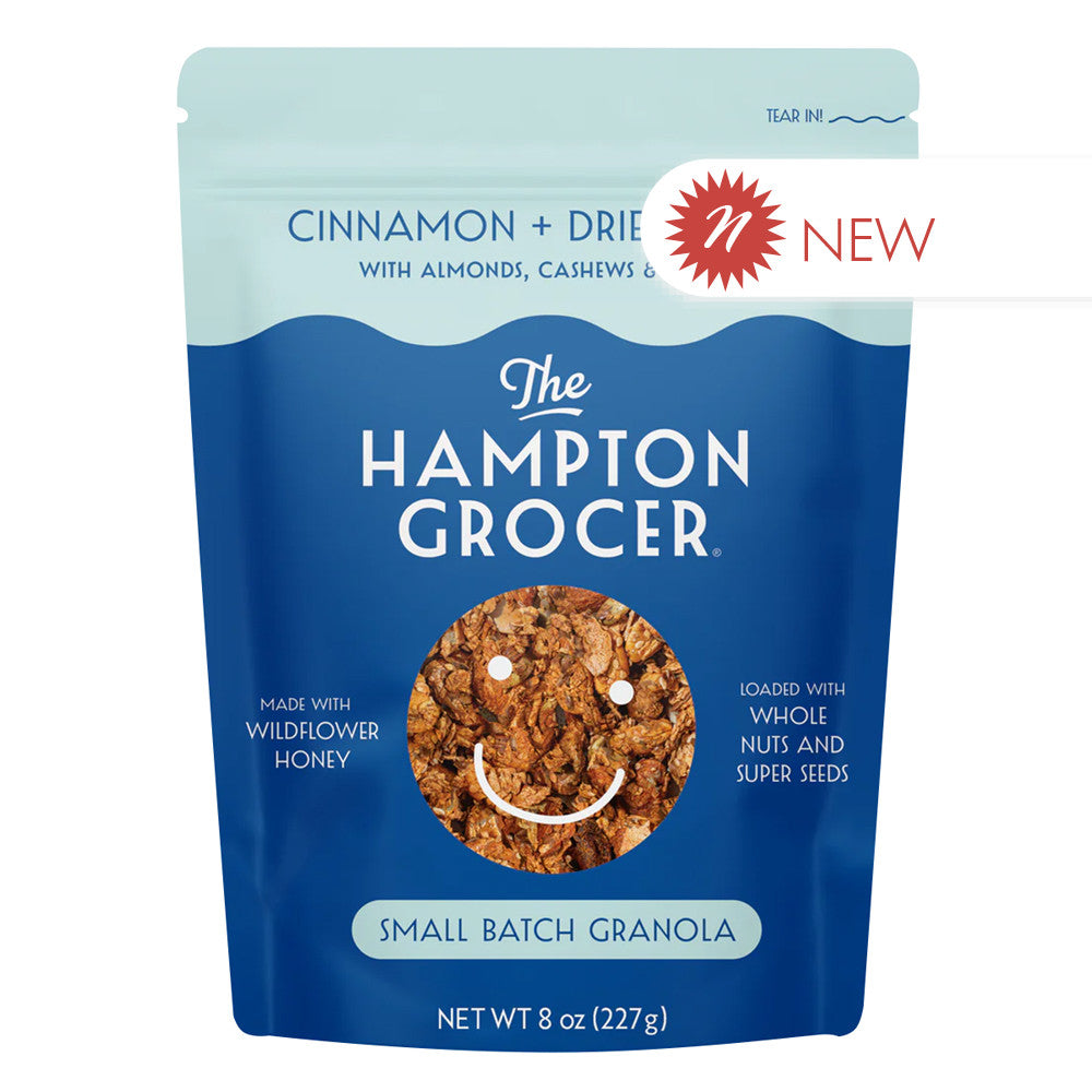 Wholesale The Hampton Grocer Dried Cherry & Cinnamon Granola 8 Oz Pouch Bulk