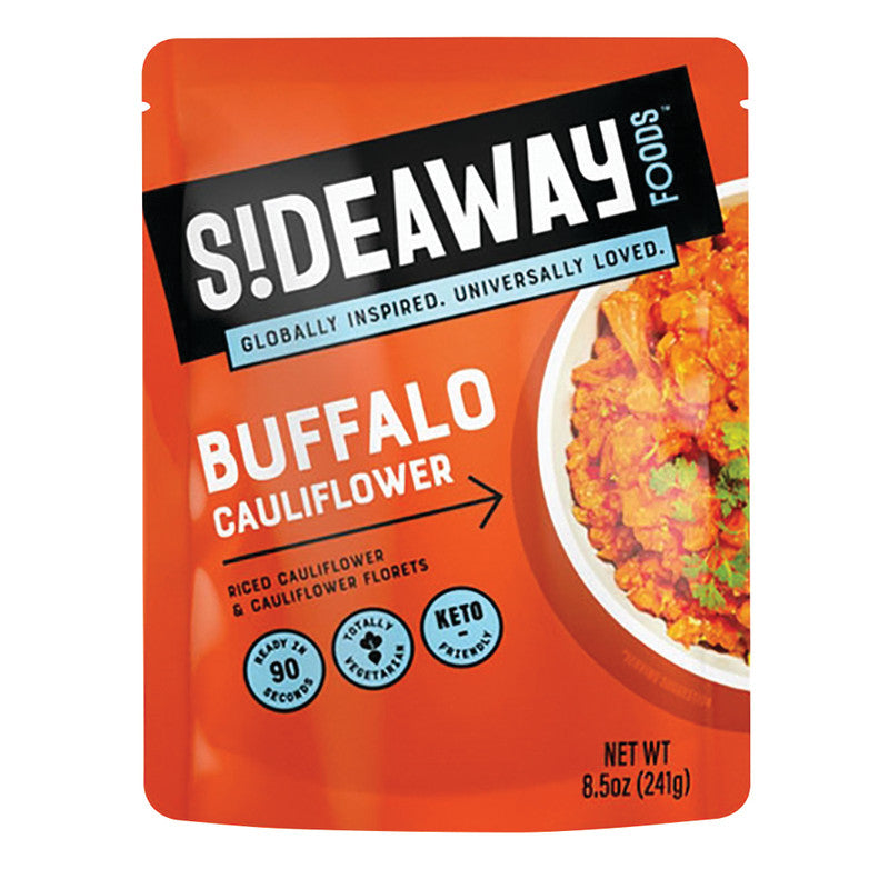 Wholesale Sideaway Foods Buffalo Cauliflower 8.5 Oz Pouch - 6ct Case Bulk