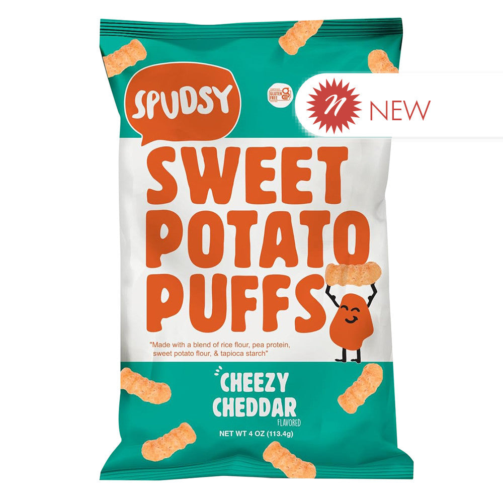Spudsy - Sweet Potato Puffs - Cheddar - 4Oz