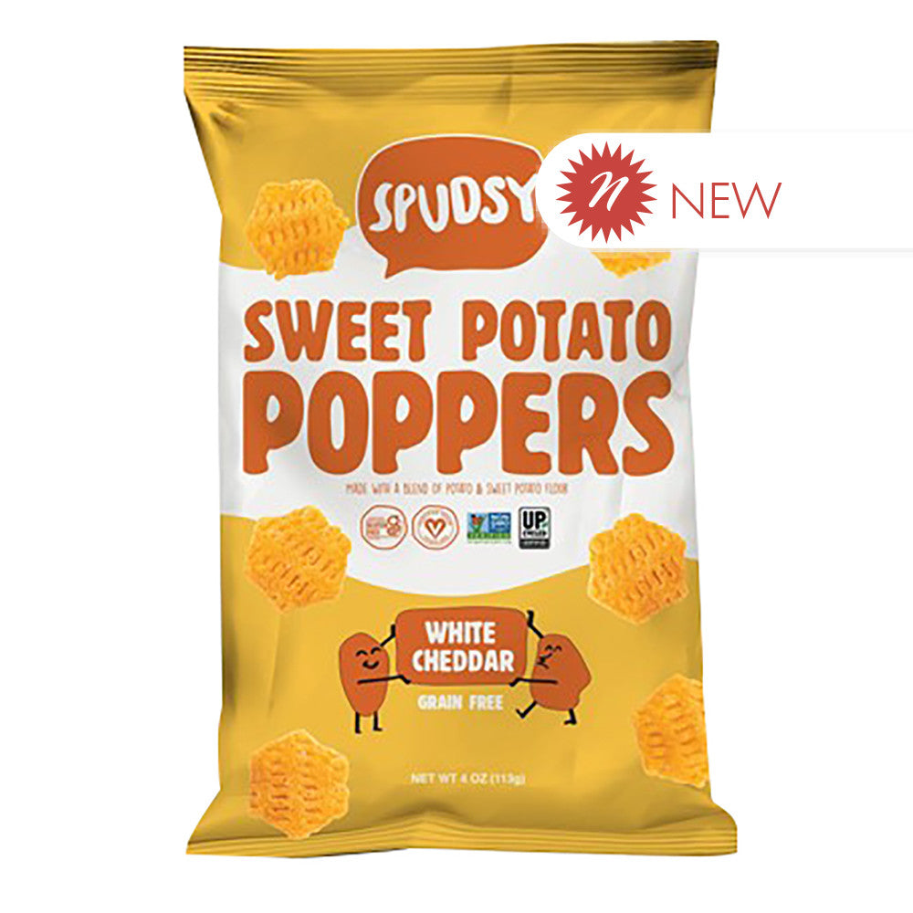 Spudsy - Sweet Potato Poppers White Cheddar - 4Oz