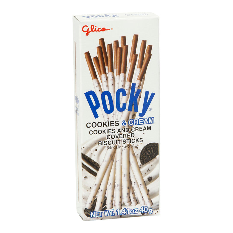 Wholesale Pocky Cookies 'N Cream Cookie Sticks 1.41 Oz Box - 200ct Case Bulk