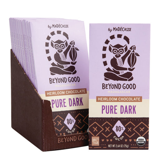 Wholesale Madecasse Beyond Good 80% Dark Chocolate 2.64 Oz Bar- Bulk