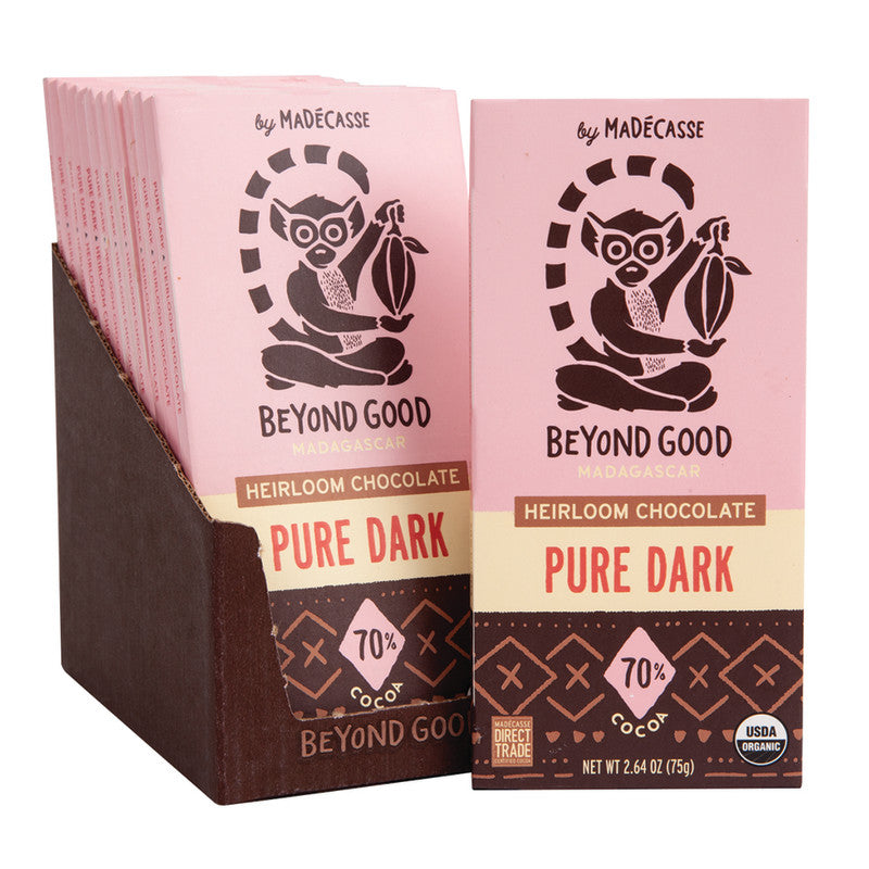 Wholesale Madecasse Beyond Good 70% Dark Chocolate 2.64 Oz Bar- Bulk