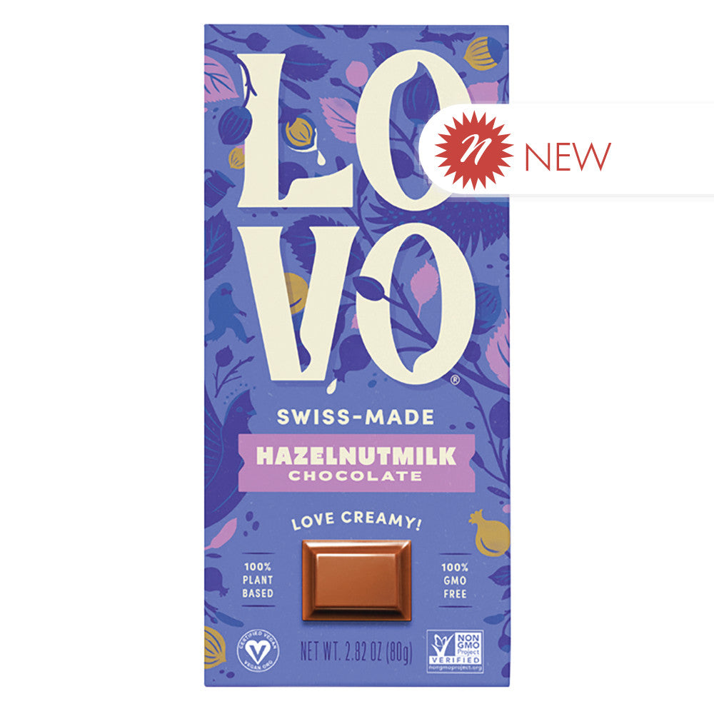Wholesale Lovo - Bar - Hazelnutmilk Chocolate - 2.8Oz Bulk