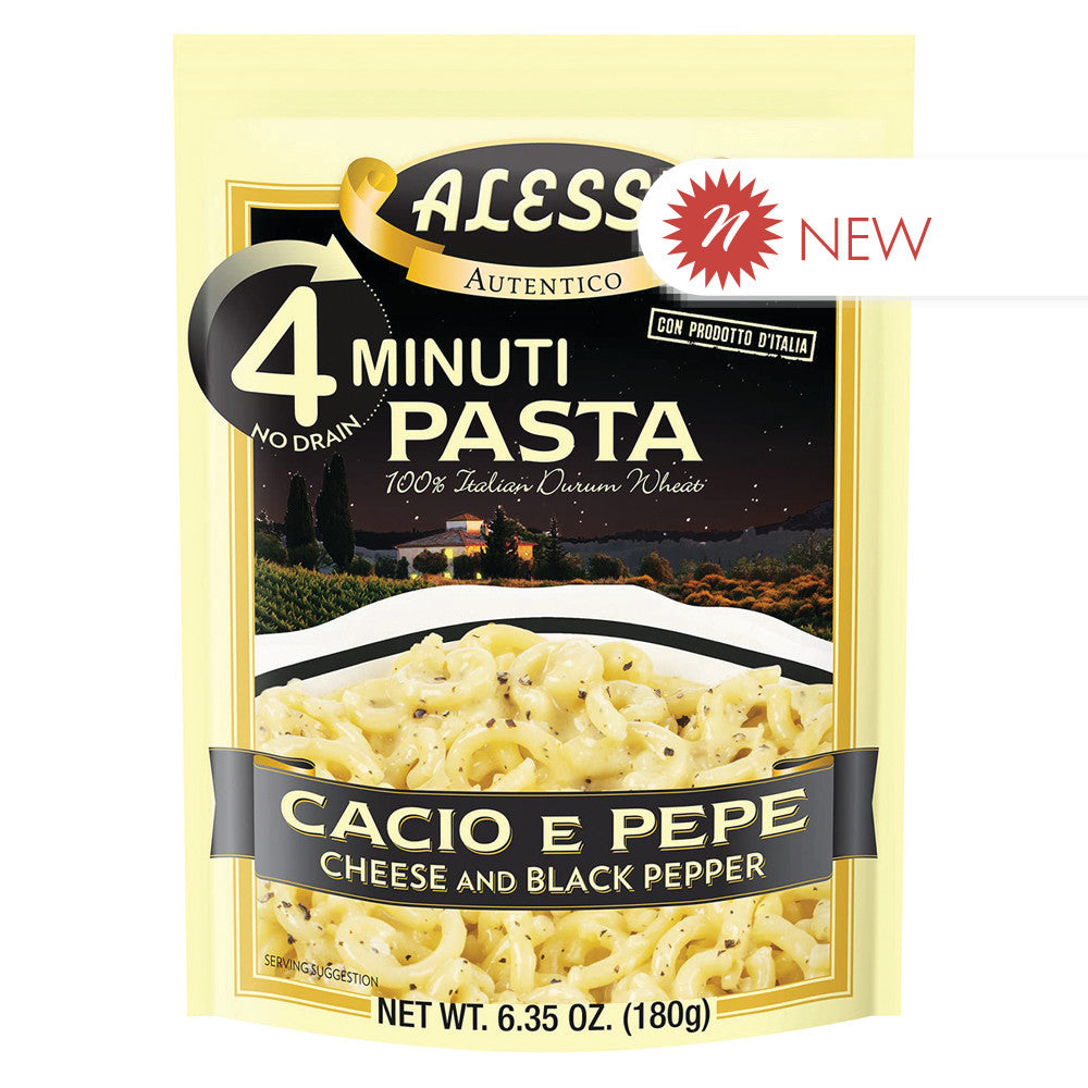 Wholesale Alessi - 4 Minute Pasta - Chees/Blk Pepp - 6.35Oz Bulk