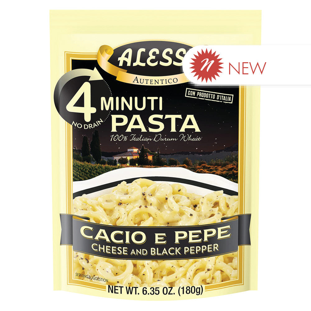 Wholesale Alessi - 4 Minute Pasta - Chees/Blk Pepp - 6.35Oz- Bulk
