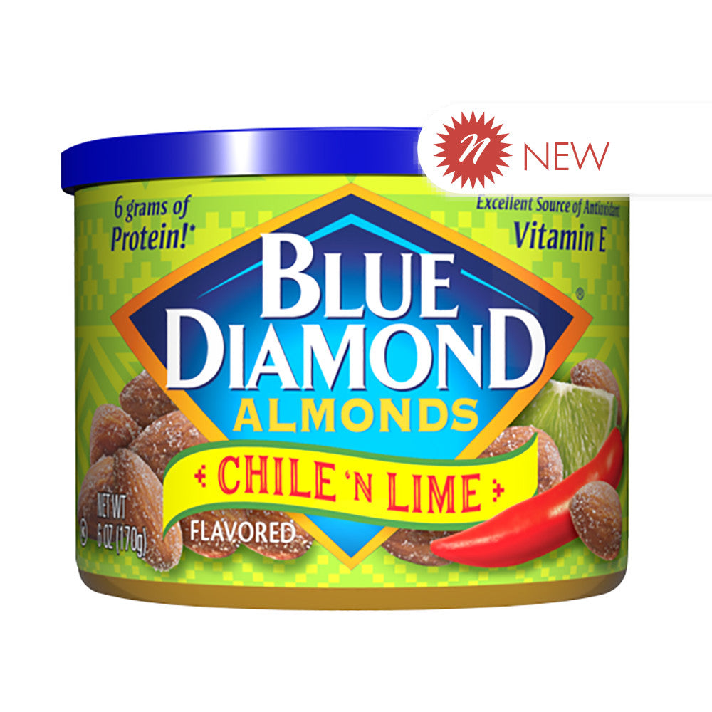 Blue Diamond - Almonds - Can Chile And Lime - 6Oz