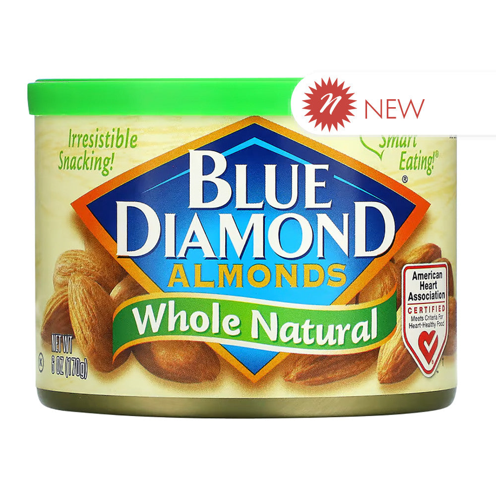 Blue Diamond - Almonds - Can Whole Natural - 6Oz