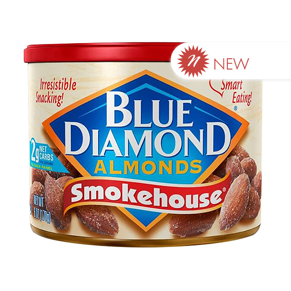 Wholesale Blue Diamond - Almonds - Can Smokehouse - 6Oz- Bulk
