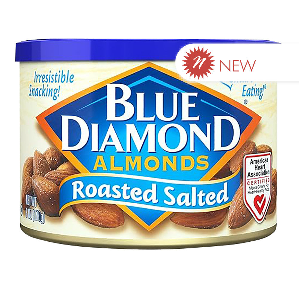 Wholesale Blue Diamond - Almonds - Can Roasted Salted - 6Oz- Bulk