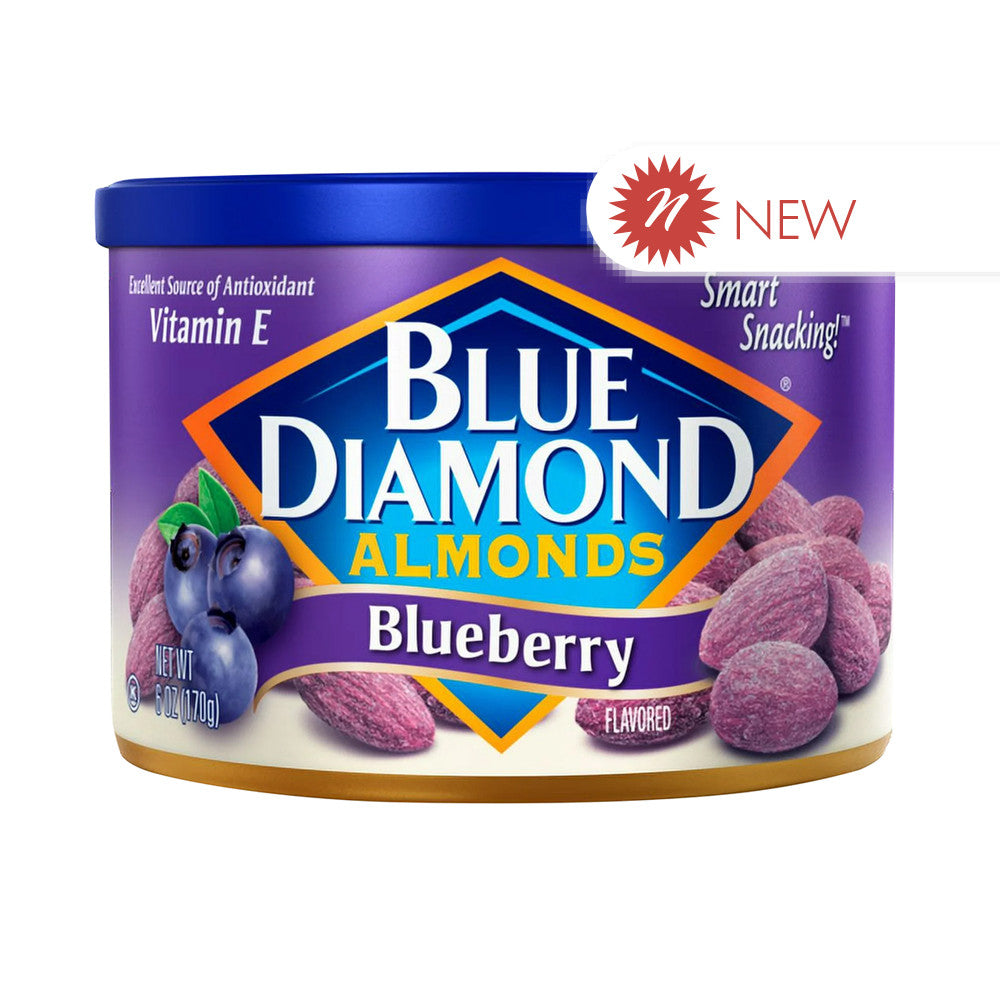 Wholesale Blue Diamond - Almonds - Can Blueberry - 6Oz- Bulk