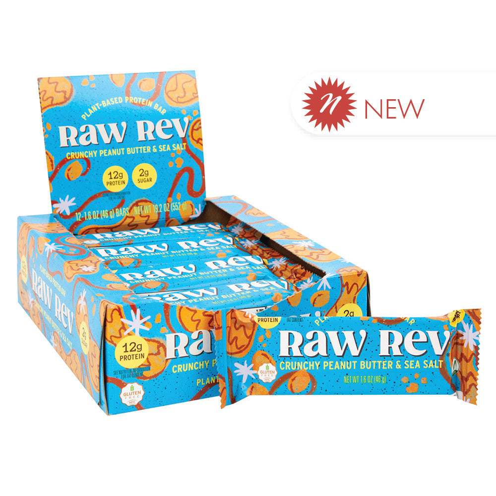 Wholesale Raw Reverie - Bar - Crunchy Peanut Butter & Sea Salt - 1.6Oz Bulk