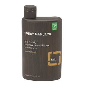 Wholesale Every Man Jack Sandalwood Shampoo 13.5 Oz Bottle Bulk