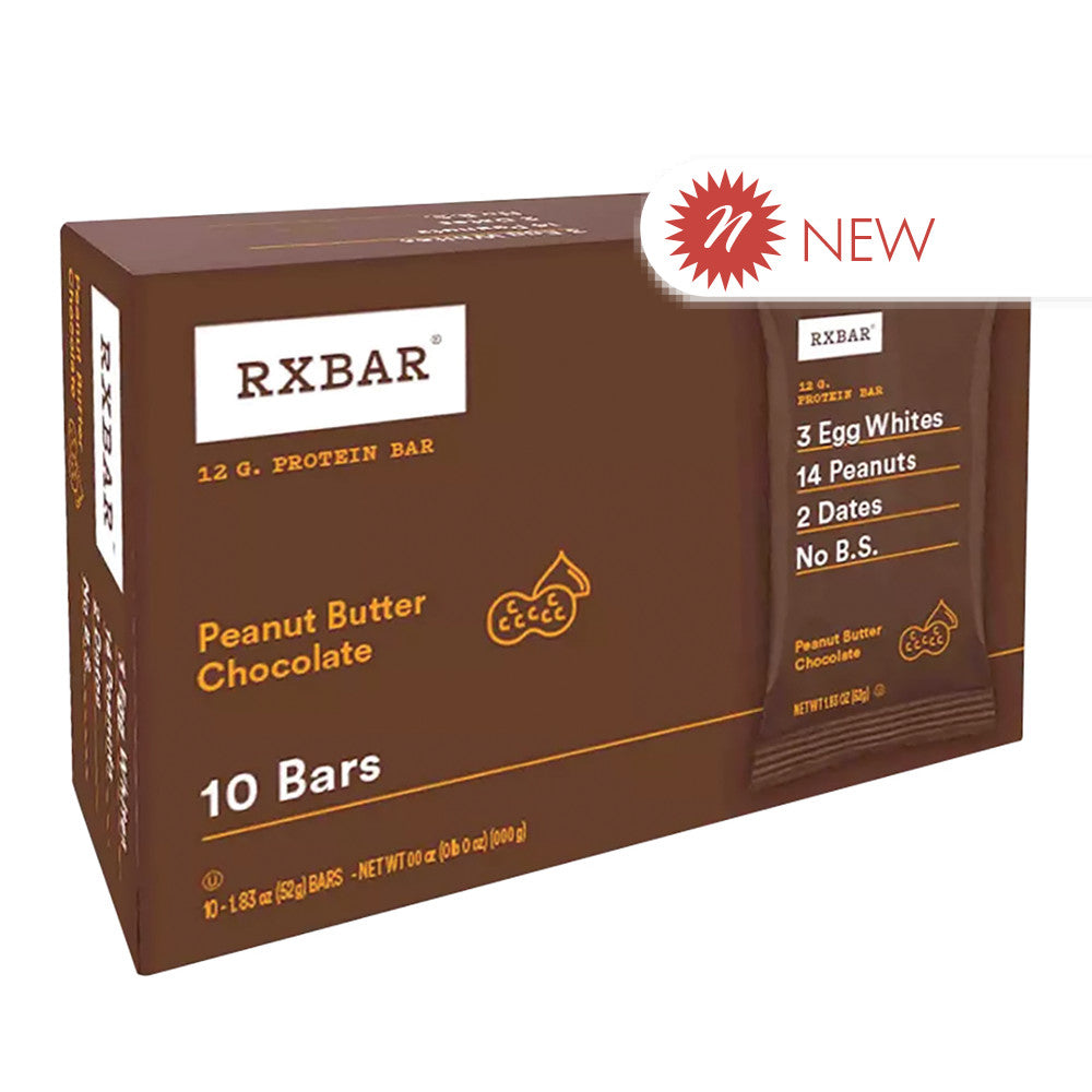 Wholesale Rx Bar - Chocolate Peanut Butter (10Ct) - 18.3Oz Bulk