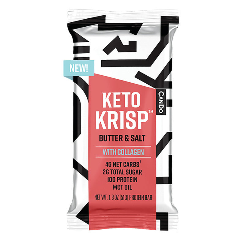 Wholesale Keto Krisp Butter & Salt 1.8 Oz Bar - 72ct Case Bulk