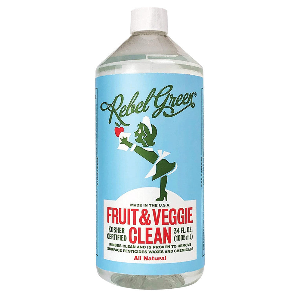 Wholesale Rebel Green Fruit & Veggie Clean 34 Oz Bottle Refill Bulk