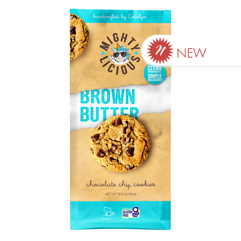 Wholesale Mightylicious Brown Butter Chocolate Chip 6.5 Oz- Bulk