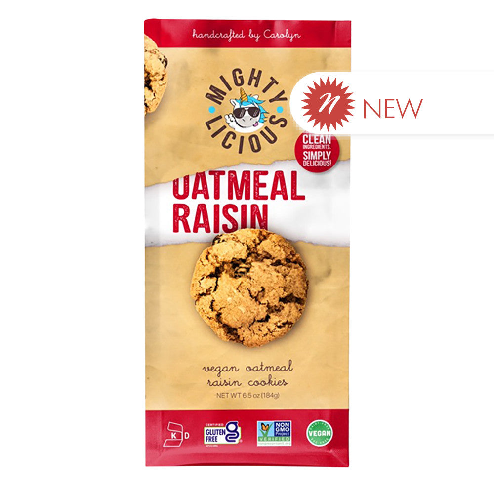 Wholesale Mightylicious Oatmeal Raisin 6.5 Oz Bulk