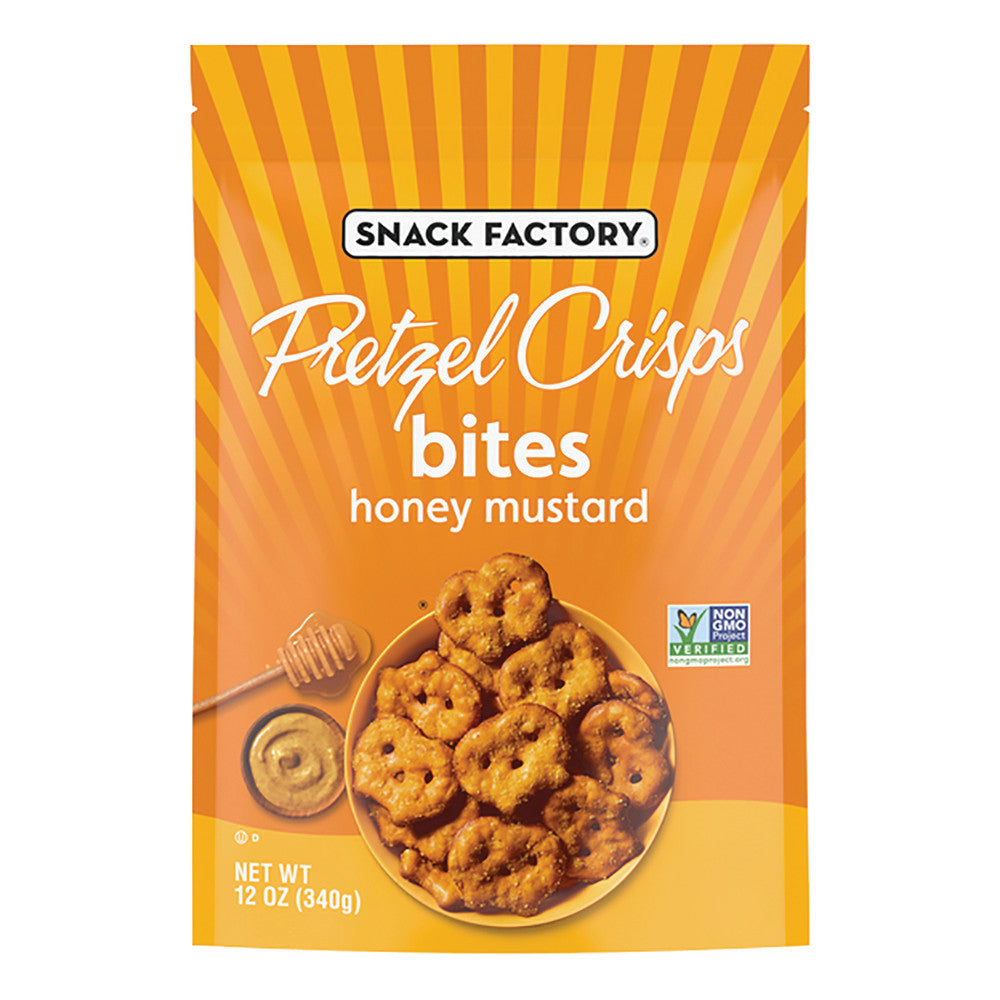 Wholesale Pretzel Crisps Bites Honey Mustard 12 Oz Bag Bulk