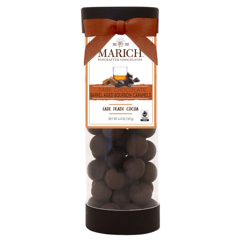 Wholesale Marich Barrel Aged Bourbon Caramels 6.4 Oz Tube Bulk