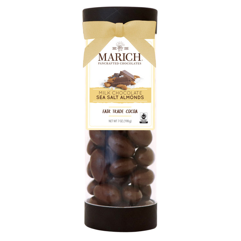 Wholesale Marich Milk Chocolate Sea Salt Almonds 7 Oz Tube Bulk