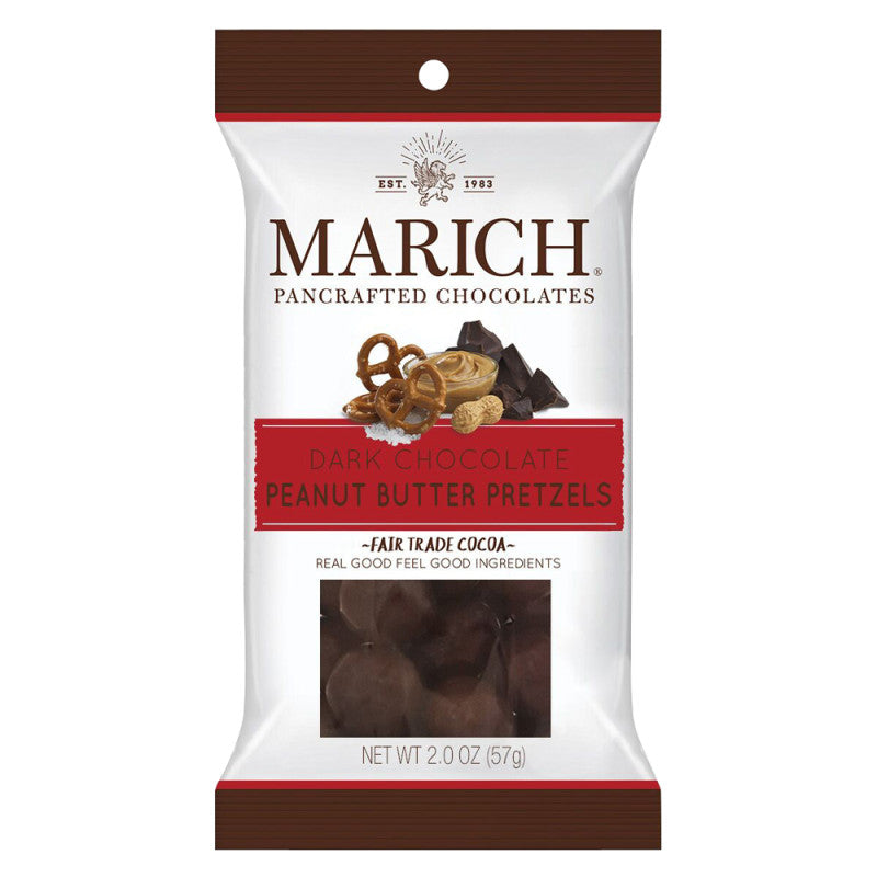 Wholesale Marich Chocolate Peanut Butter Pretzel 2 Oz Singles Bulk