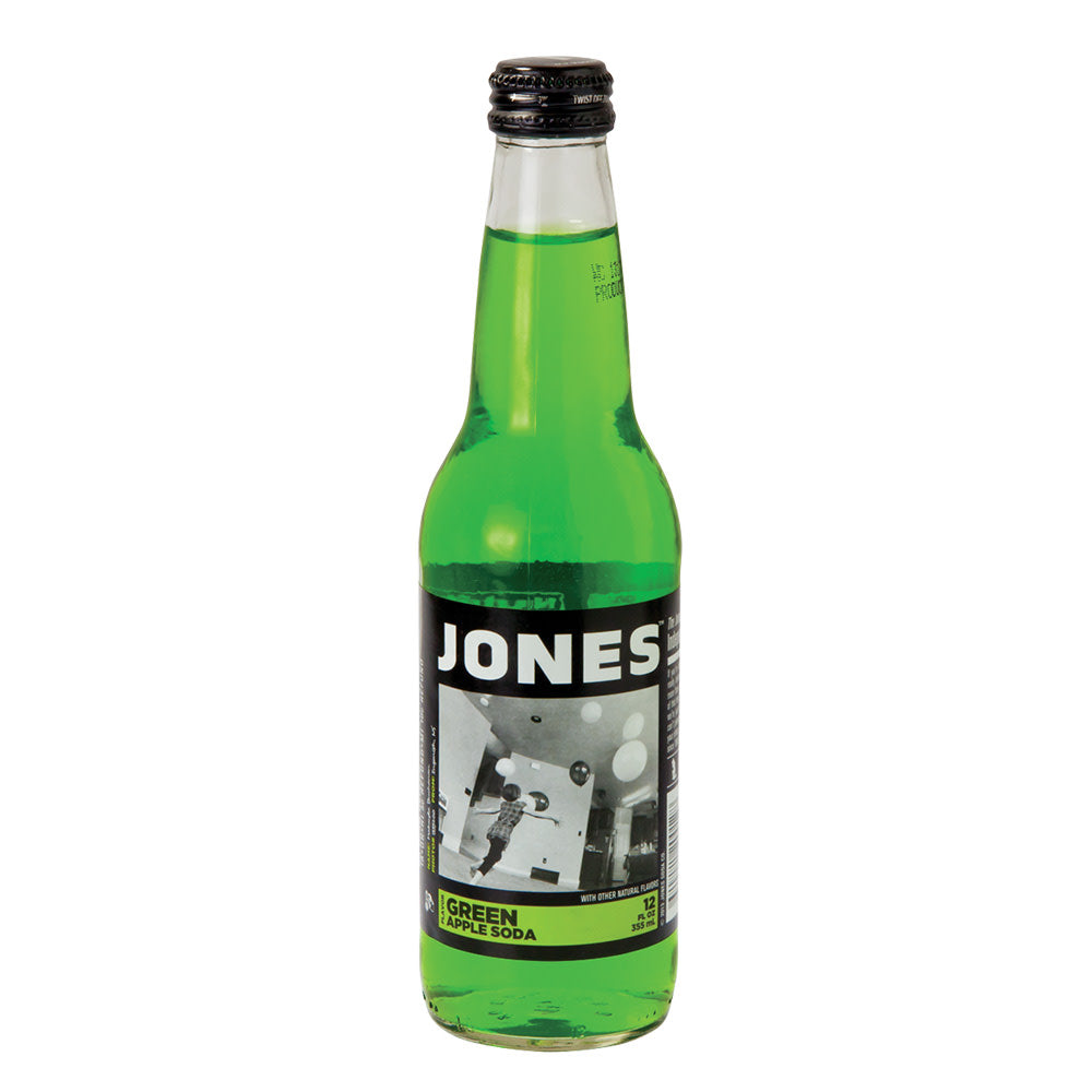 Jones Green Apple Soda 12 Oz Bottle 4 Pack