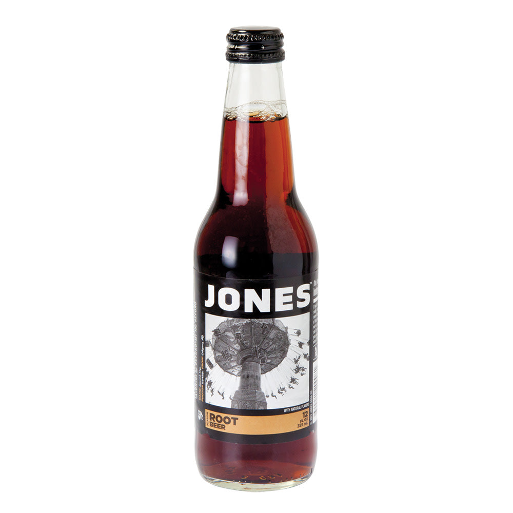 Jones Root Beer Soda 12 Oz Bottle 4 Pack