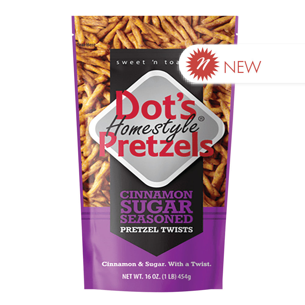 Wholesale Dot'S Pretzels - Cinnamon Sugar - 16Oz- Bulk