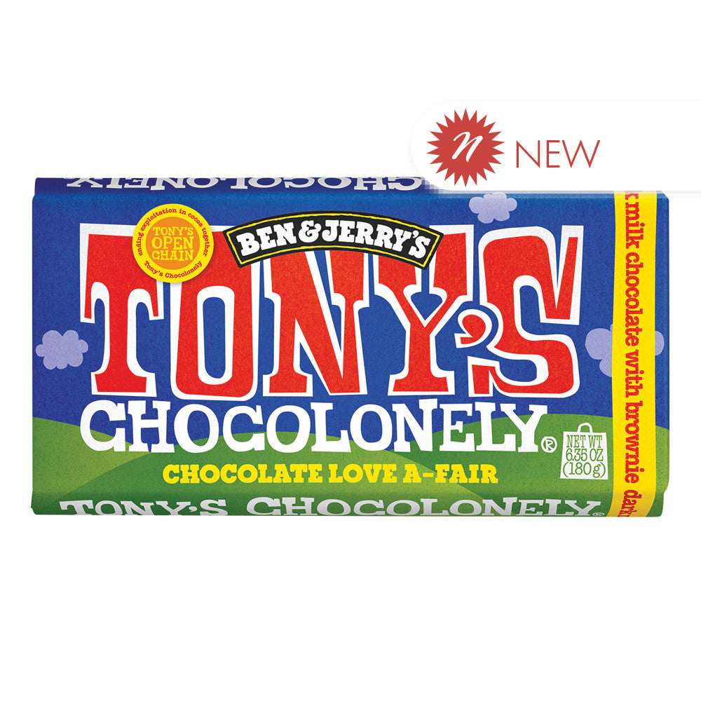 Wholesale Tony'S Chocolonely Chocolate Love A-Fair 6.36 Oz Bar- Bulk