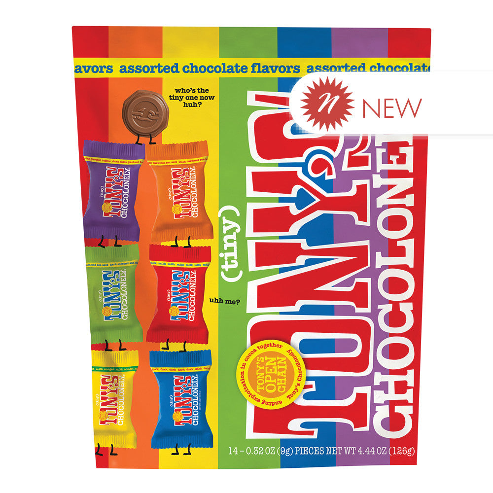 Wholesale Tony'S Chocolonely Tinys Assorted 4.44 Oz Pouch Bulk