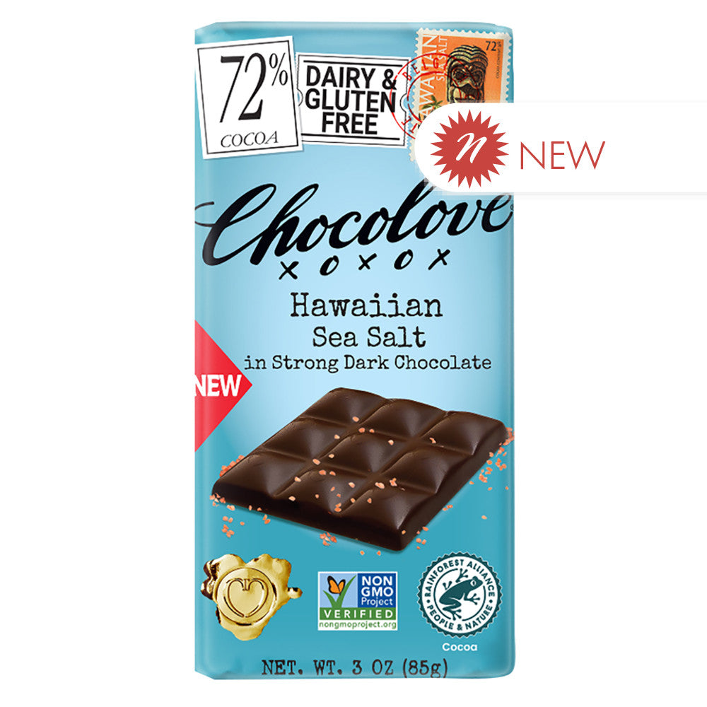 Chocolove - Hawaiian Sea Salt Dark Chocolate - 3.2Oz