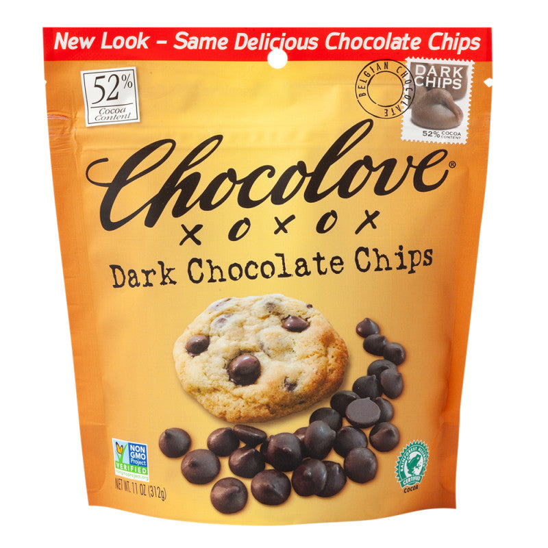 Wholesale Chocolove Dark Chocolate Baking Chips 11 Oz Pouch Bulk