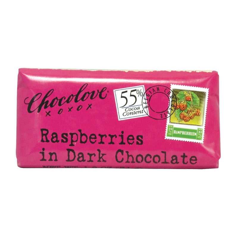 Wholesale Chocolove Raspberries In Dark Chocolate Mini 1.2 Oz Bar Bulk