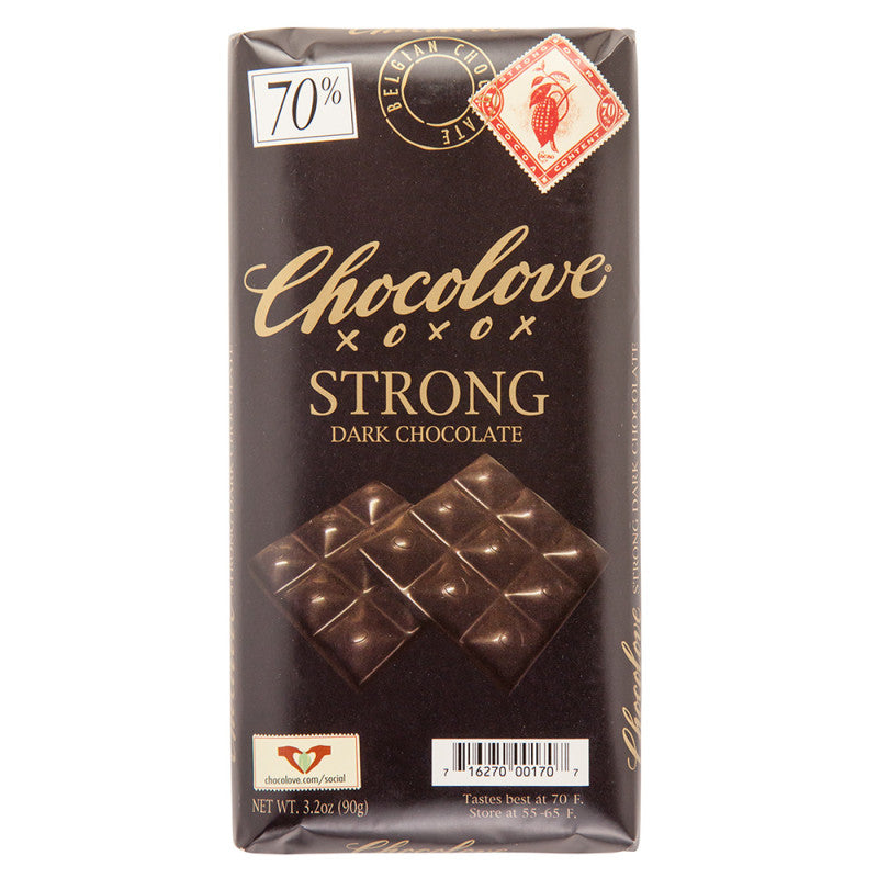 Wholesale Chocolove Strong Dark Chocolate 3.2 Oz Bar Bulk