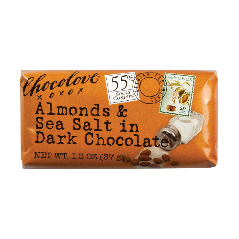 Wholesale Chocolove Almonds & Sea Salt In Dark Chocolate Mini 1.3 Oz Bar Bulk
