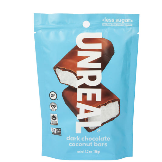 Wholesale Unreal Dark Chocolate Coconut Bars 4.2 Oz Pouch- Bulk
