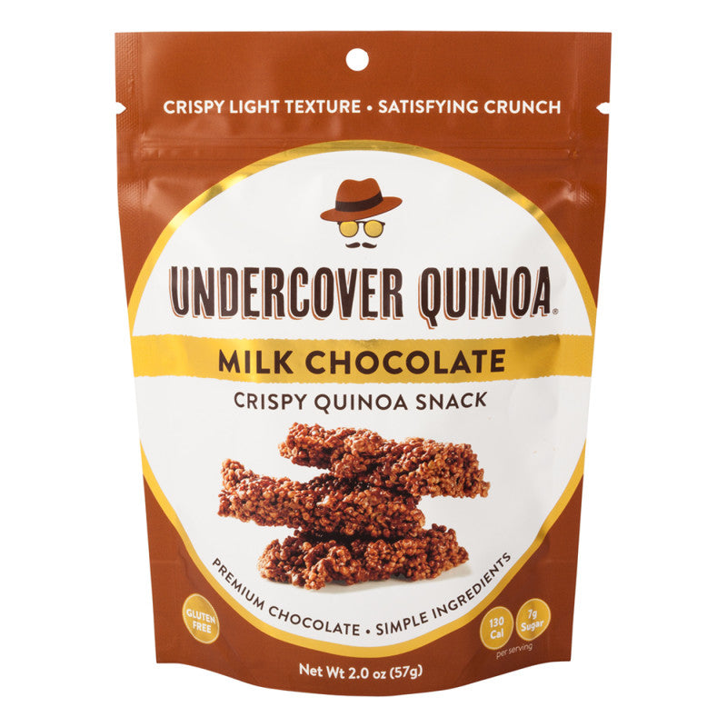 Wholesale Undercover Quinoa Milk Chocolate 2 Oz Pouch- Bulk