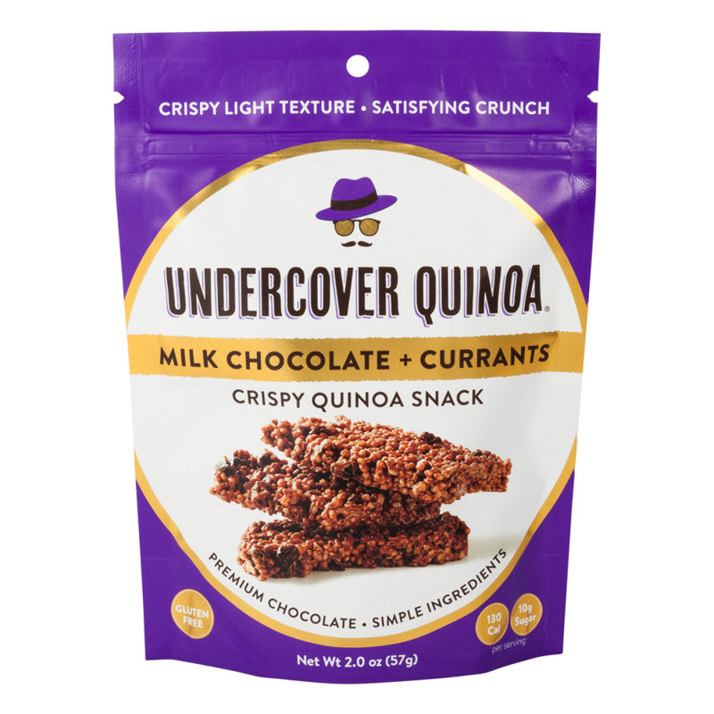 Wholesale Undercover Quinoa Milk Chocolate + Currants 2 Oz Bag Bulk