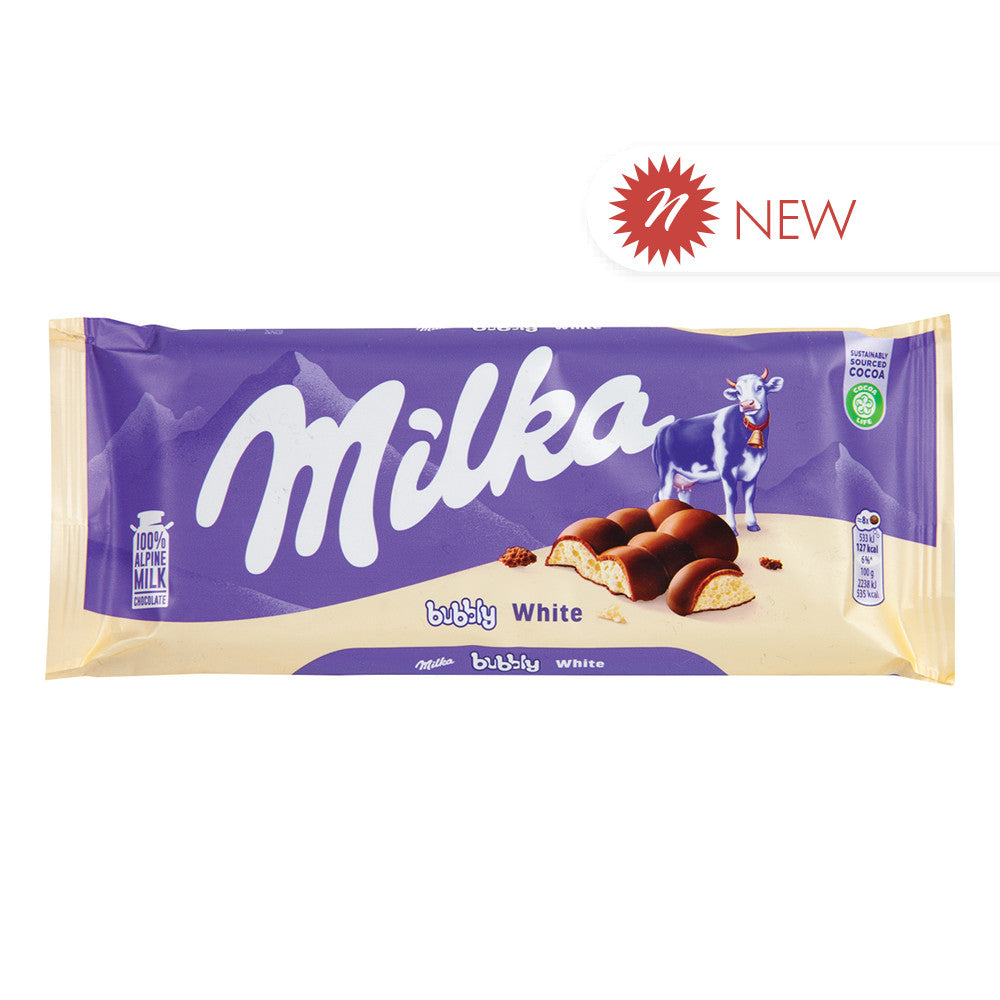 Wholesale Milka White Bubbly Bar 3.25 Oz- Bulk