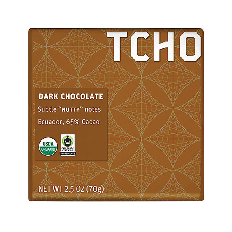 Wholesale Tcho Dark Chocolate Nutty 2.5 Oz Bar *Sf Dc Only*- Bulk