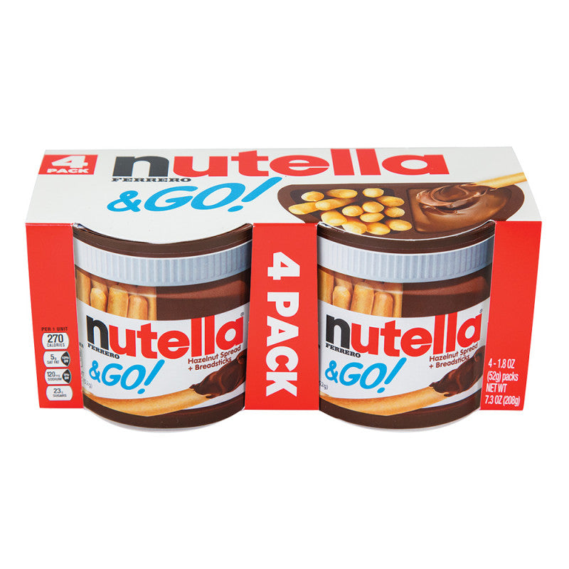 Wholesale Nutella & Go 4 Pack 7.3 Oz - 6ct Case Bulk