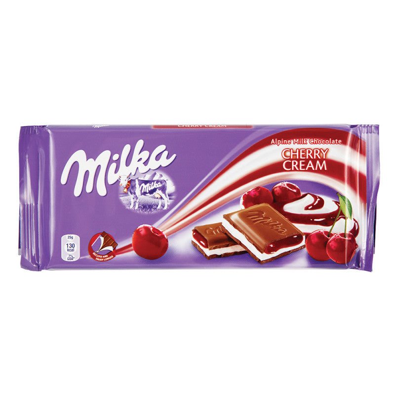Wholesale Milka Cherry Cream Bar 3.5 Oz- Bulk