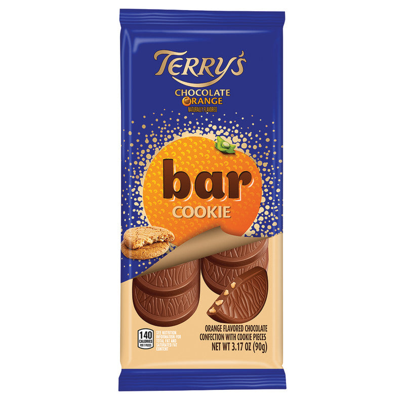 Wholesale Terry's Chocolate Orange Milk Chocolate With Cookie Pieces 3.17 Oz Bar- Bulk
