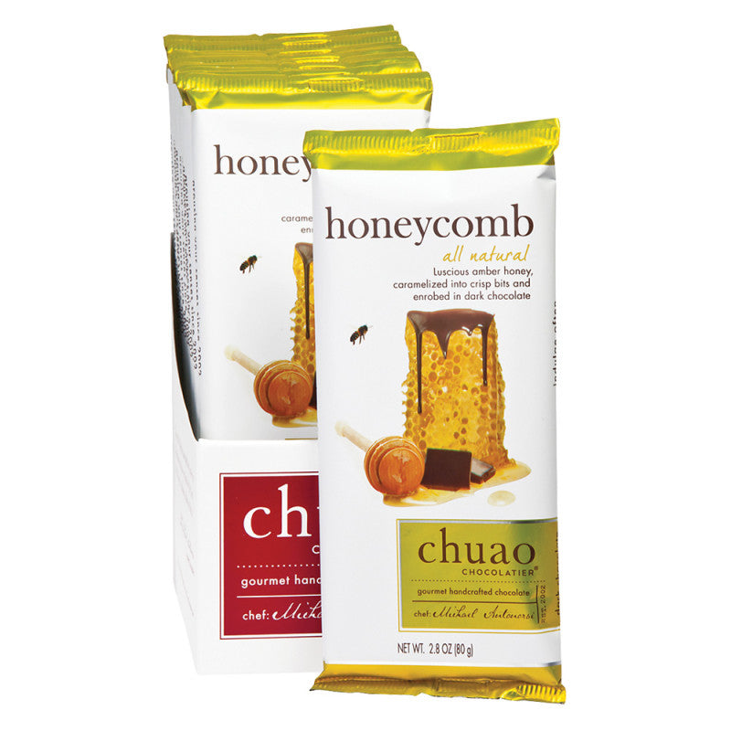 Wholesale Chuao Dark Chocolate Honeycomb 2.8 Oz Bar Bulk