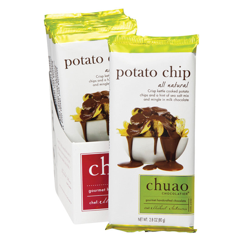 Wholesale Chuao Milk Chocolate Potato Chip 2.8 Oz Bar Bulk