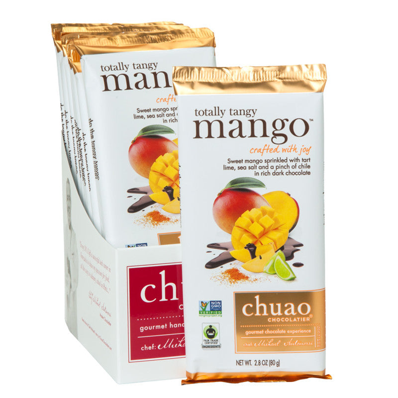 Wholesale Chuao Dark Chocolate Totally Tangy Mango 2.8 Oz Bar Bulk