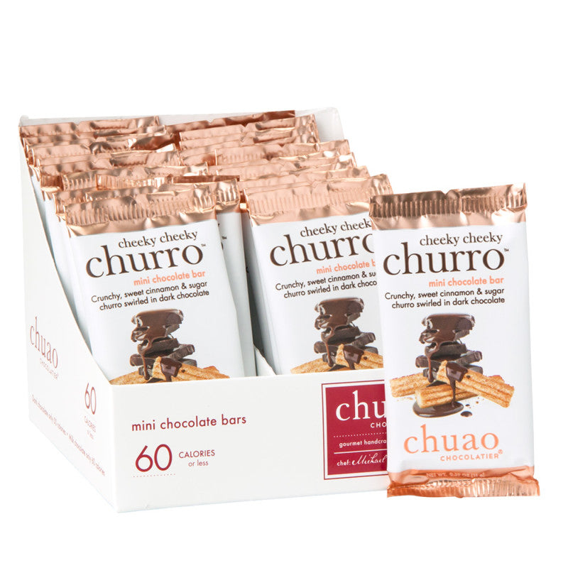 Wholesale Chuao Mini Dark Chocolate Cheeky Cheeky Churro 0.39 Oz Bar Bulk