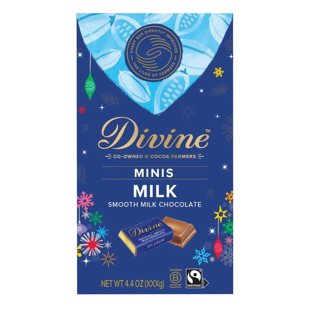 Wholesale Divine Milk Chocolate Minis 4.4 Oz Bulk